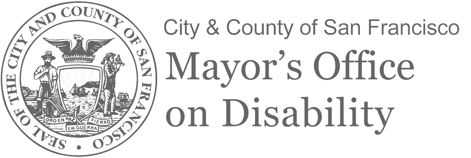 SF Mayor's Office on Disability Logo